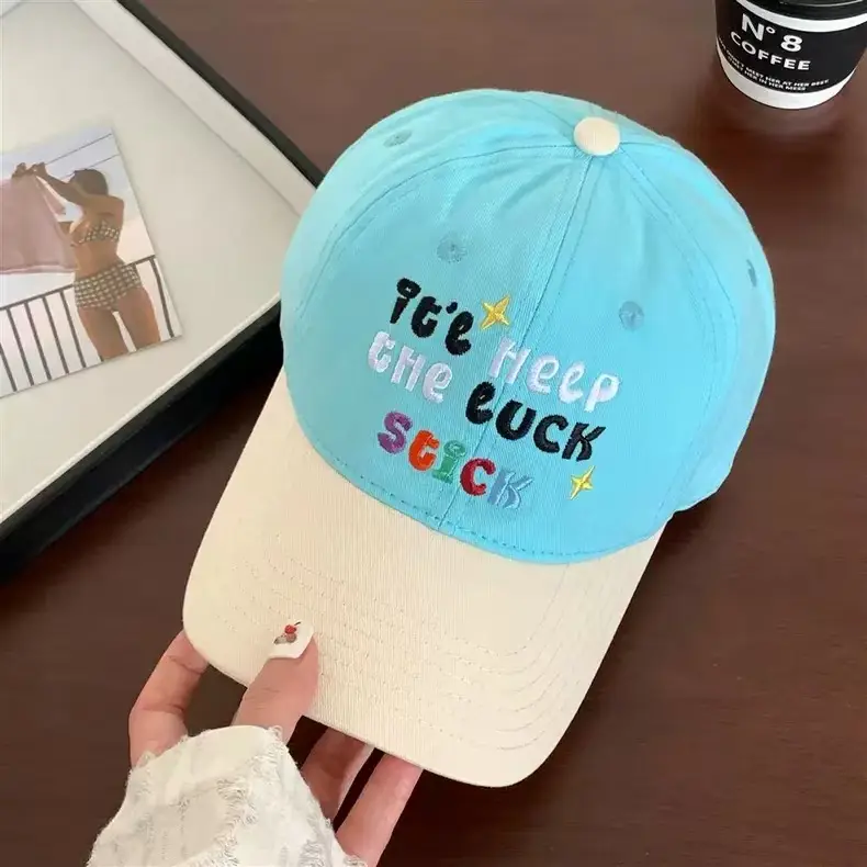 Sweet Embroidered Letter Baseball Cap for Women — feature 13