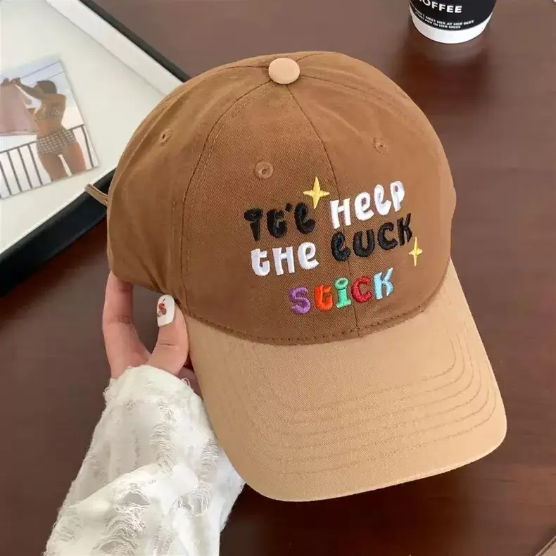 Sweet Embroidered Letter Baseball Cap for Women — feature 14