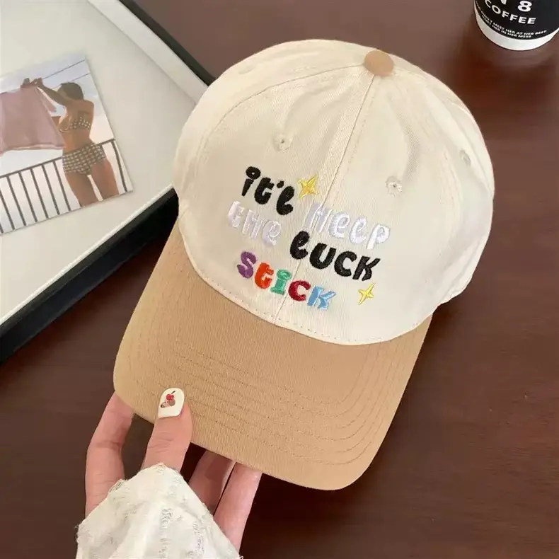 Sweet Embroidered Letter Baseball Cap for Women — feature 15