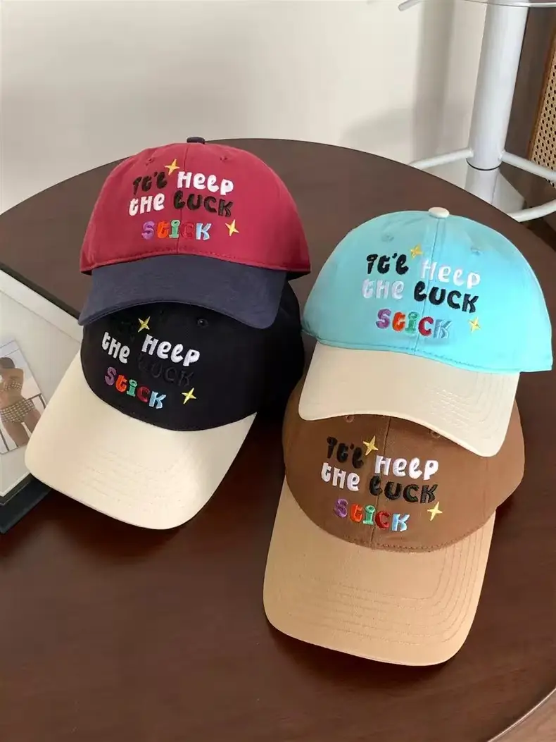 Sweet Embroidered Letter Baseball Cap for Women — feature 6