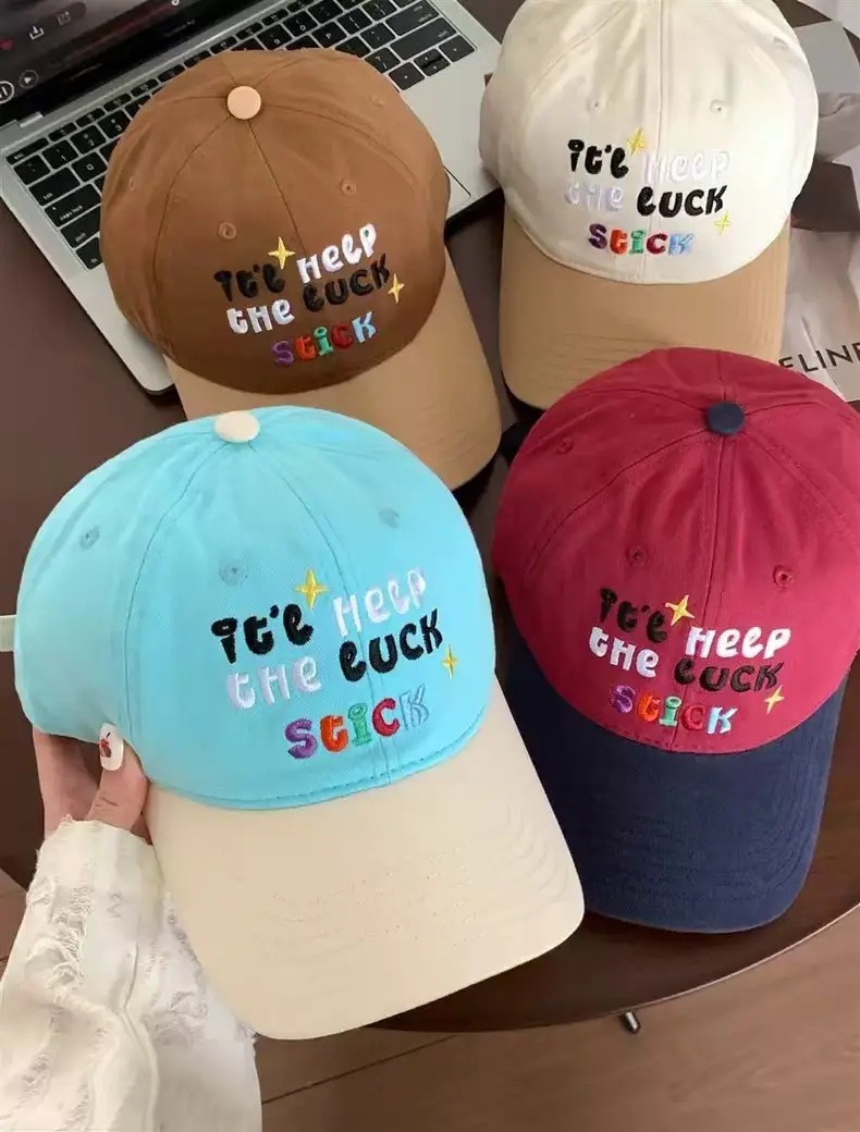 Sweet Embroidered Letter Baseball Cap for Women — feature 8