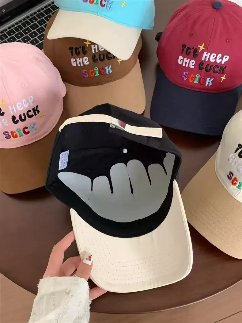 Sweet Embroidered Letter Baseball Cap for Women — feature 9