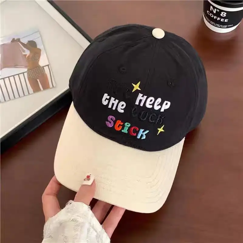 Sweet Embroidered Letter Baseball Cap for Women - Image 6