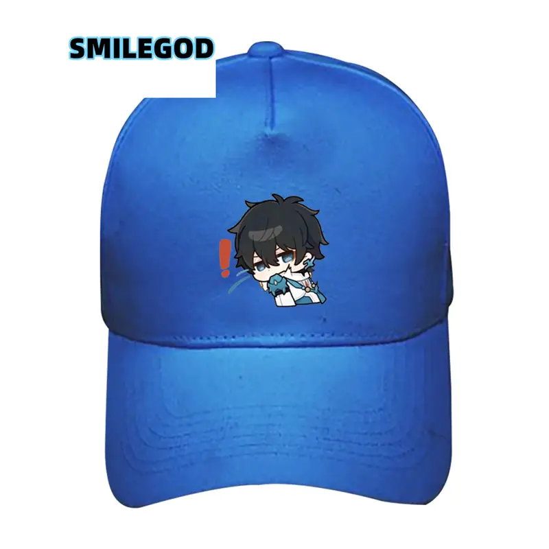 White Baseball Cap with Anime Design for Men Women - Image 32