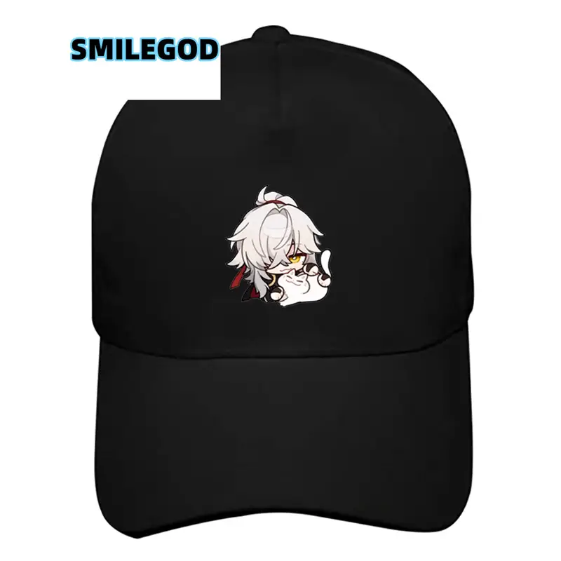 White Baseball Cap with Anime Design for Men Women - Image 34