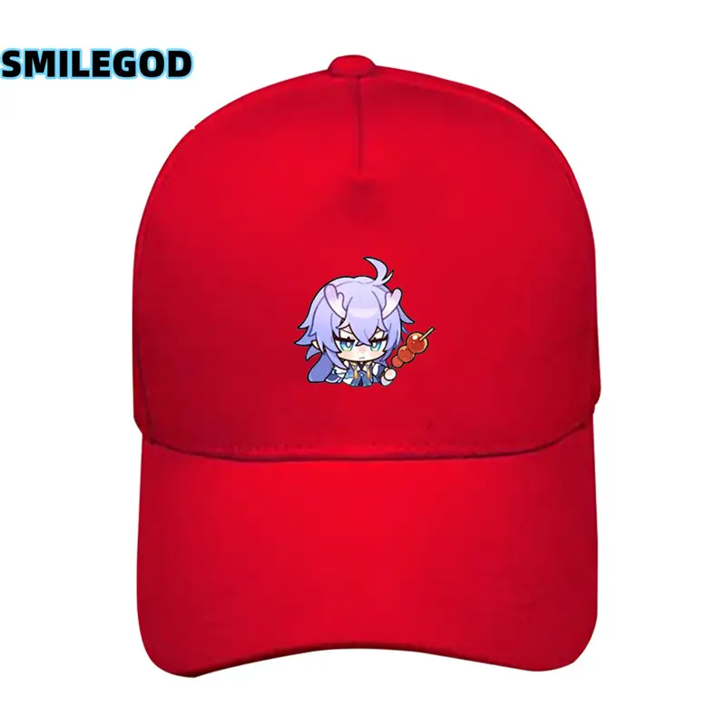 White Baseball Cap with Anime Design for Men Women - Image 11