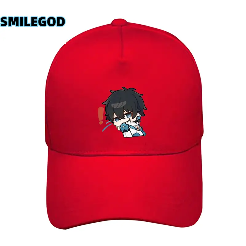 White Baseball Cap with Anime Design for Men Women - Image 12
