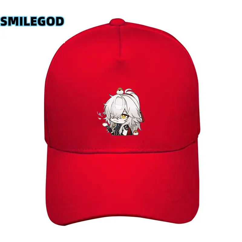 White Baseball Cap with Anime Design for Men Women - Image 15
