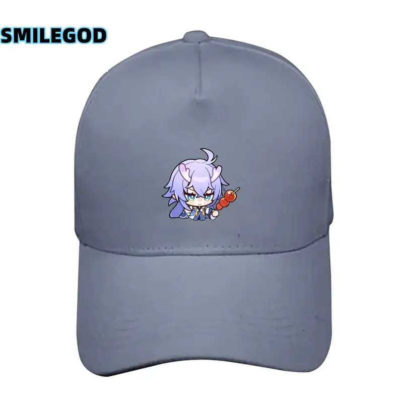 White Baseball Cap with Anime Design for Men Women - Image 16