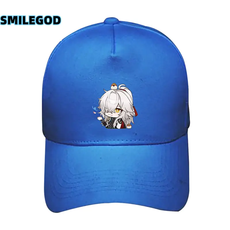 White Baseball Cap with Anime Design for Men Women - Image 21