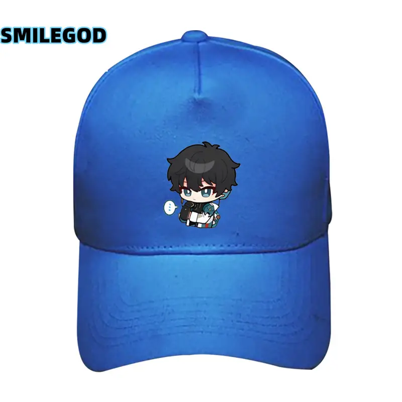 White Baseball Cap with Anime Design for Men Women - Image 23