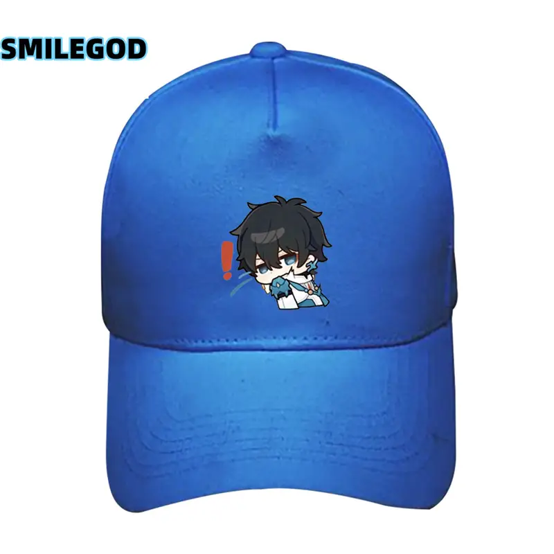 White Baseball Cap with Anime Design for Men Women - Image 24