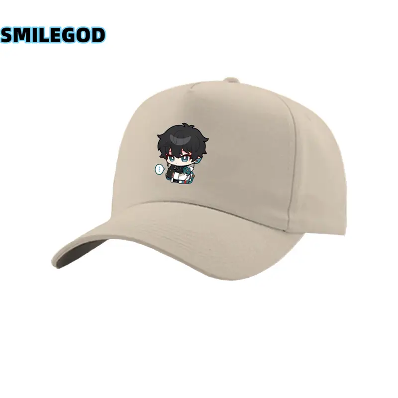 White Baseball Cap with Anime Design for Men Women - Image 28
