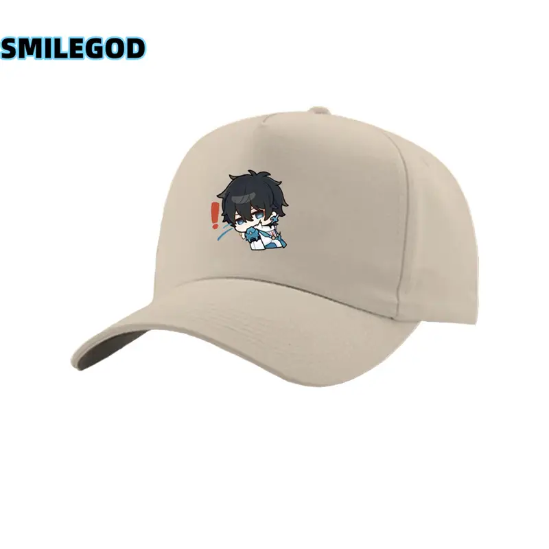 White Baseball Cap with Anime Design for Men Women - Image 29