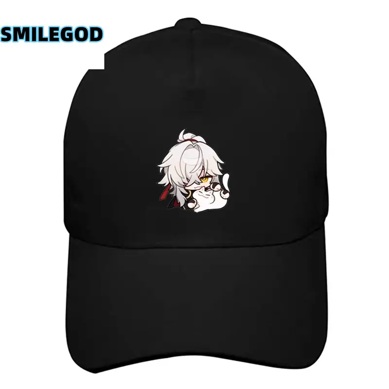 White Baseball Cap with Anime Design for Men Women - Image 7