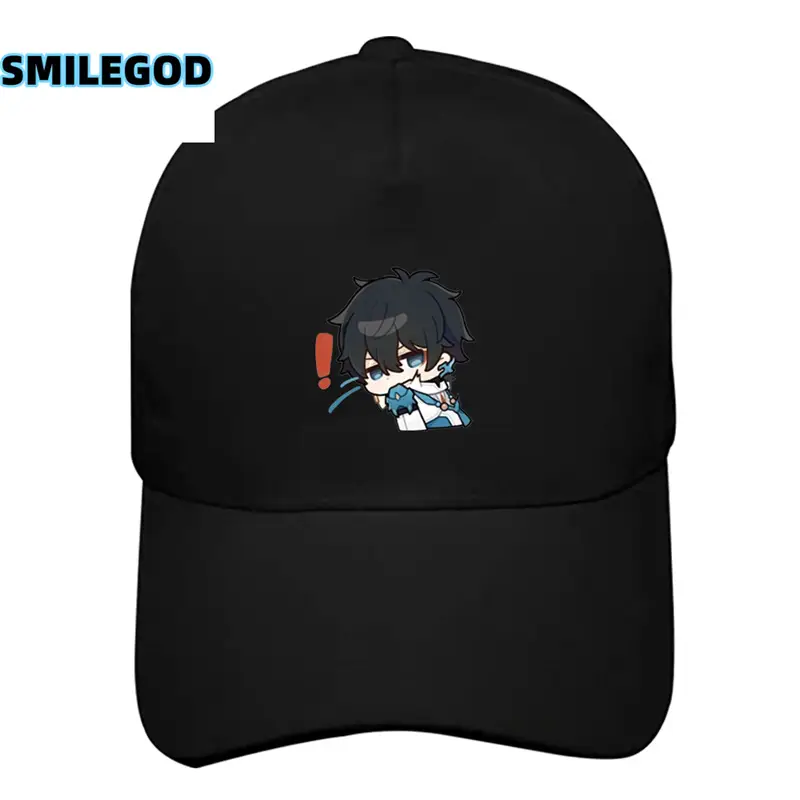 White Baseball Cap with Anime Design for Men Women - Image 9