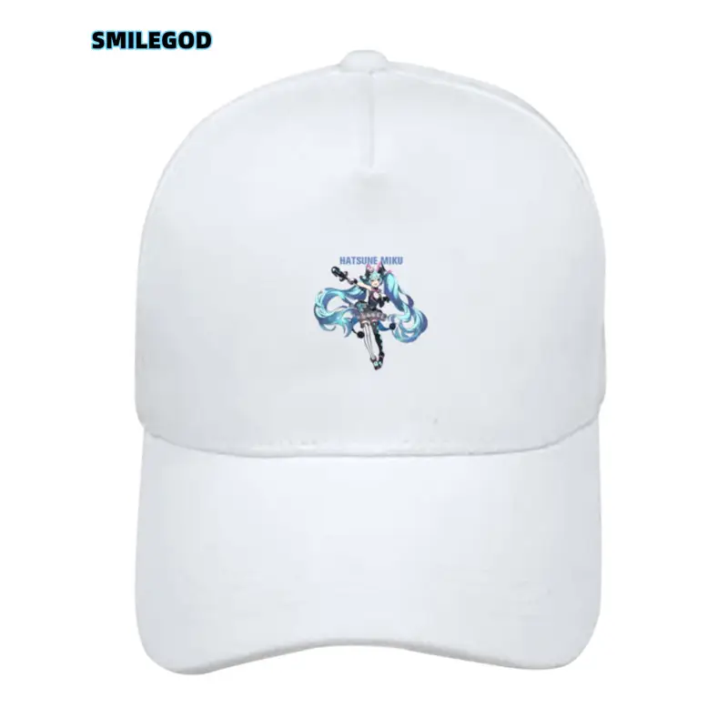 Red Anime Miku Cap for Men Women