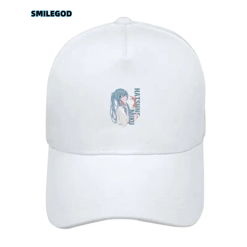 Red Anime Miku Cap for Men Women