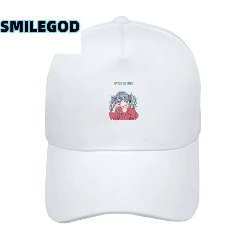 Red Anime Miku Cap for Men Women — feature 4