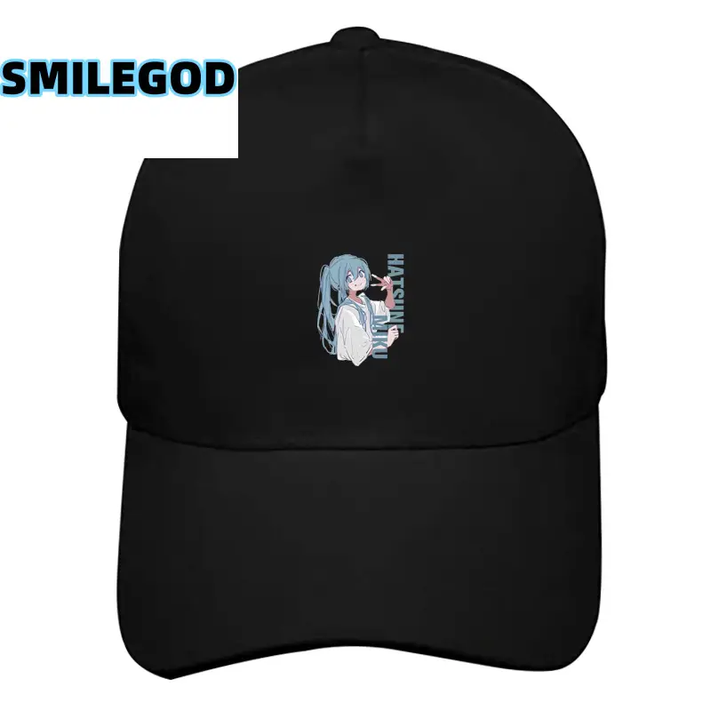 Red Anime Miku Cap for Men Women