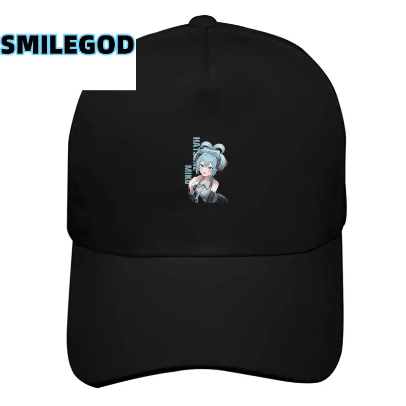 Red Anime Miku Cap for Men Women