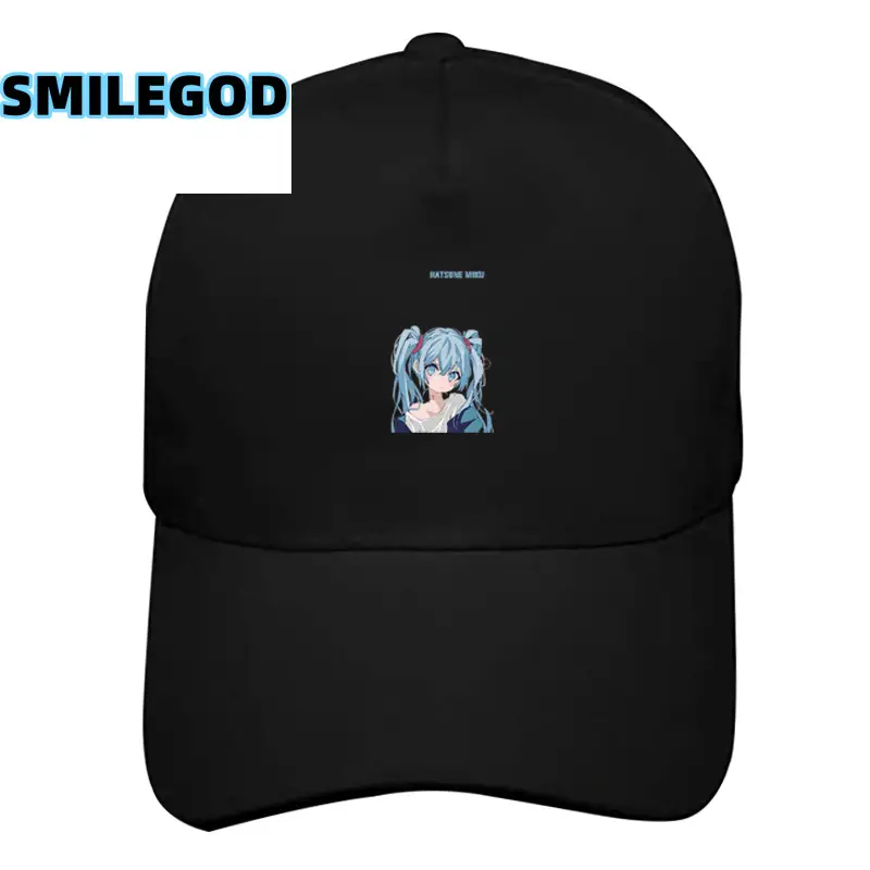 Red Anime Miku Cap for Men Women