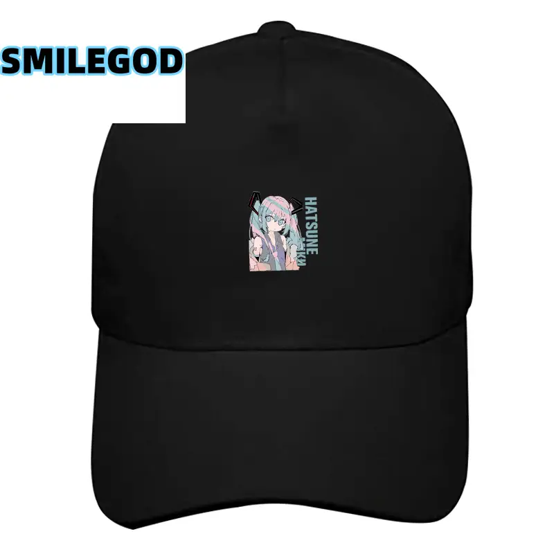 Red Anime Miku Cap for Men Women
