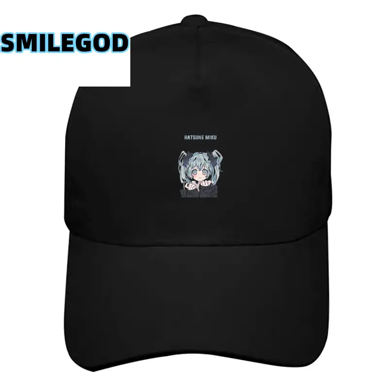 Red Anime Miku Cap for Men Women
