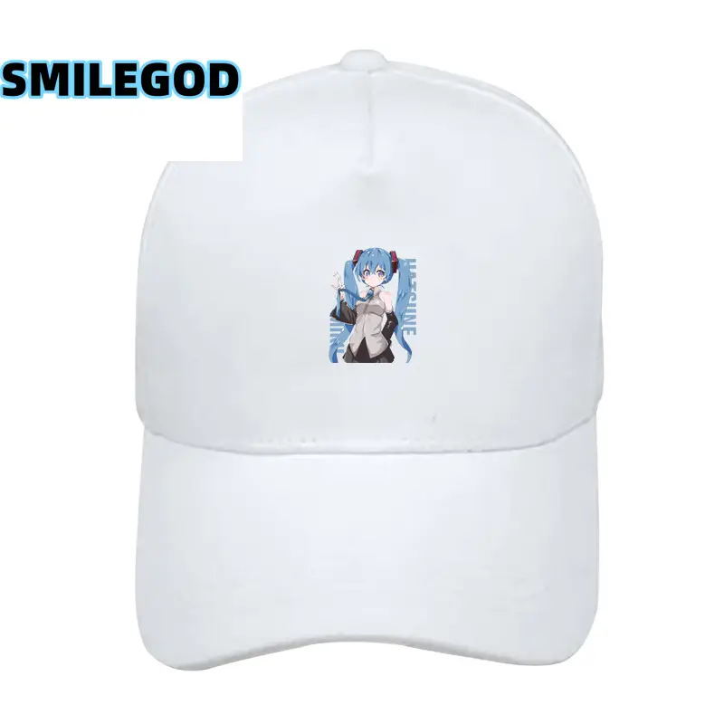 Red Anime Miku Cap for Men Women