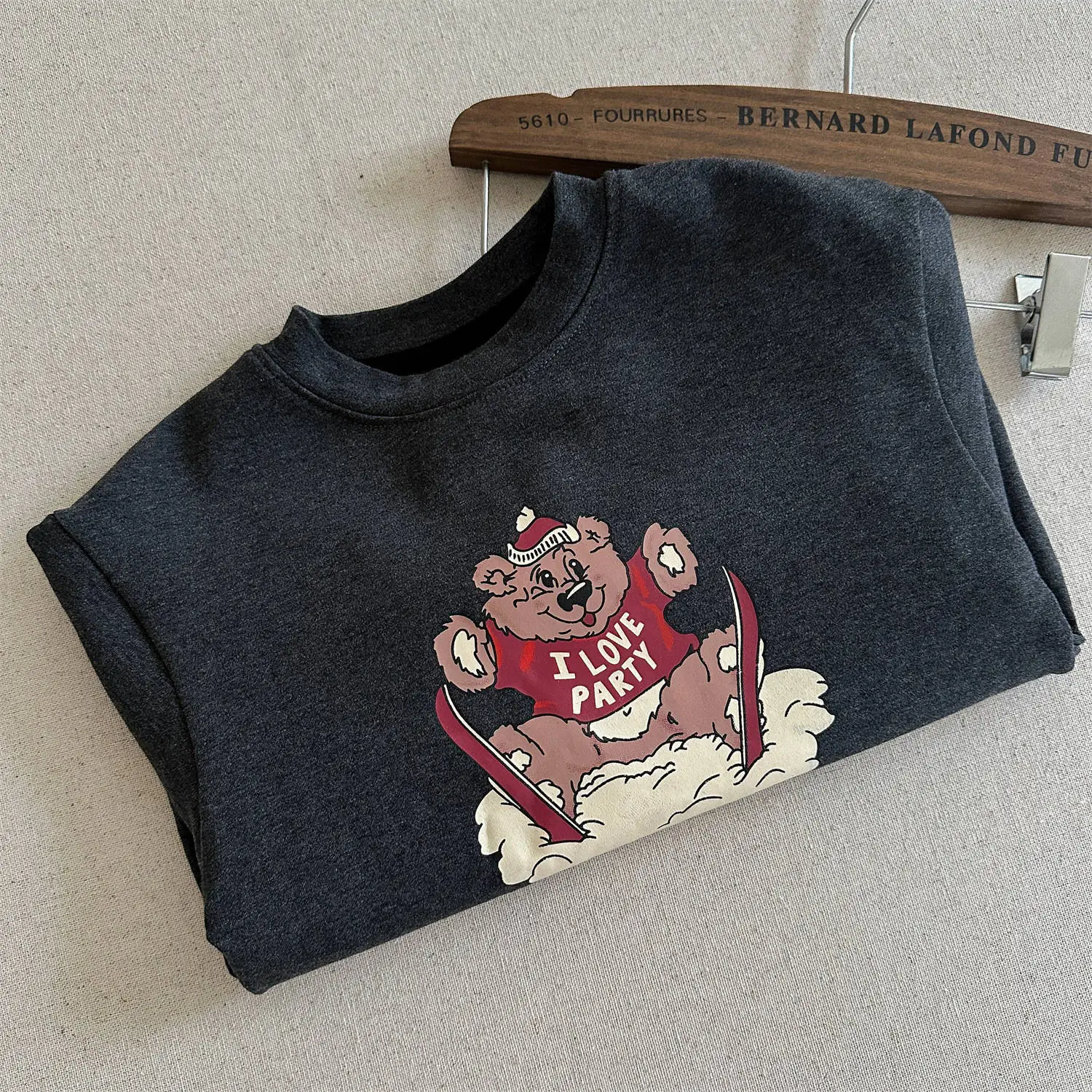 Little Bear Long Sleeve T-Shirt Grey Spring Autumn 2026 — feature 15
