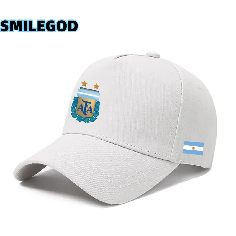 World Cup Argentina Messi Printed Baseball Cap Red