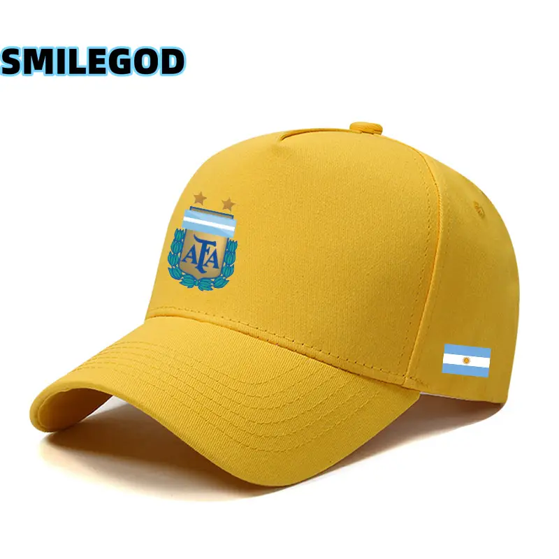 World Cup Argentina Messi Printed Baseball Cap Red