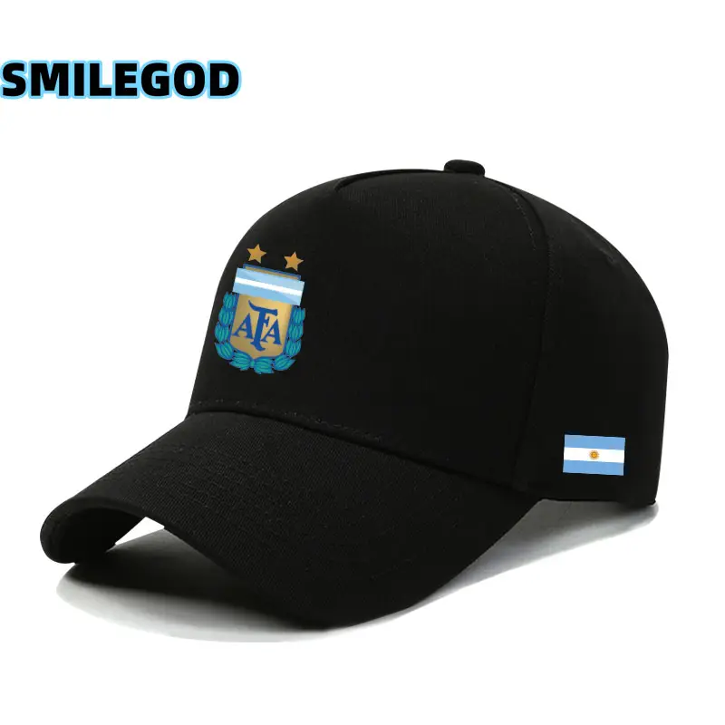 World Cup Argentina Messi Printed Baseball Cap Red