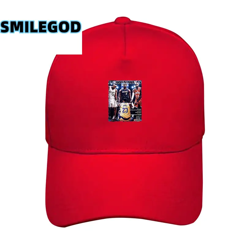 Black Printed Baseball Cap with American Logo - Image 10