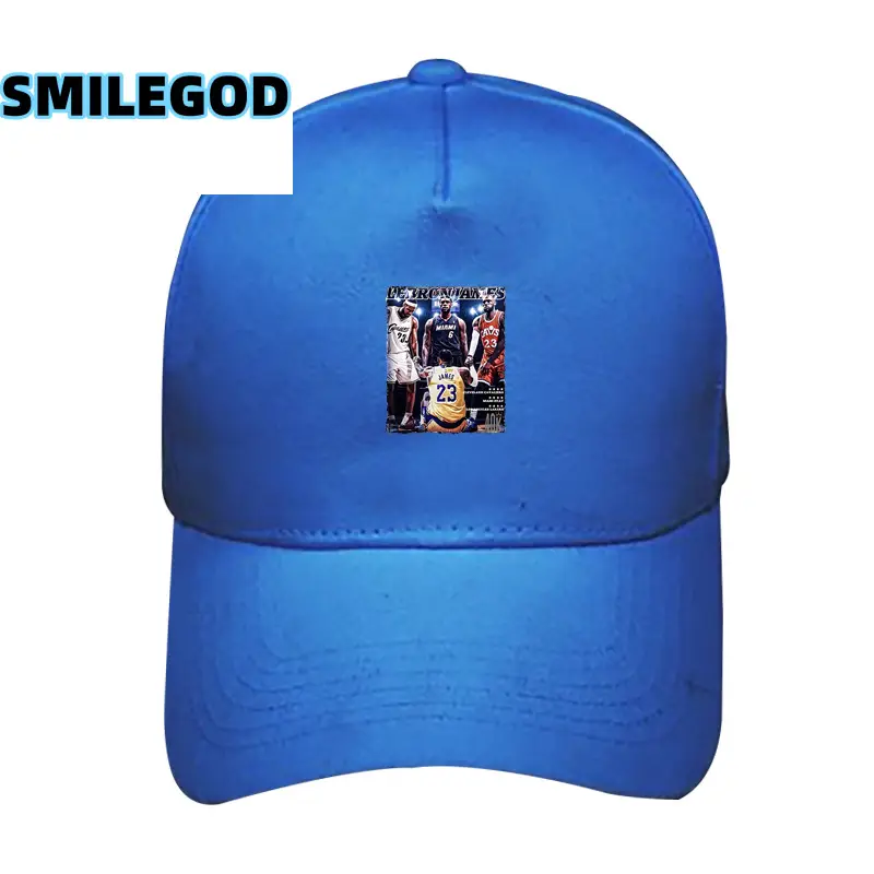 Black Printed Baseball Cap with American Logo - Image 11