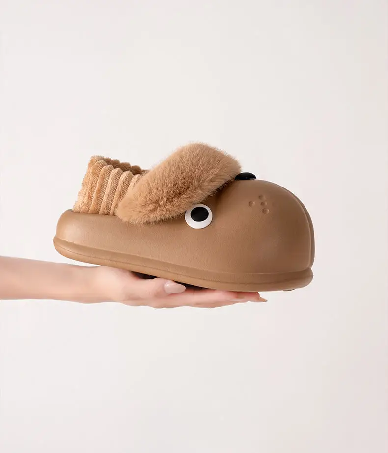 Cute Dog Slippers Winter Warm Eva Socks for Women — feature 27