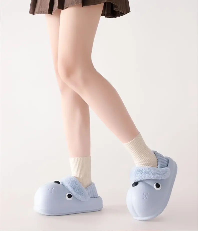 Cute Dog Slippers Winter Warm Eva Socks for Women — feature 28