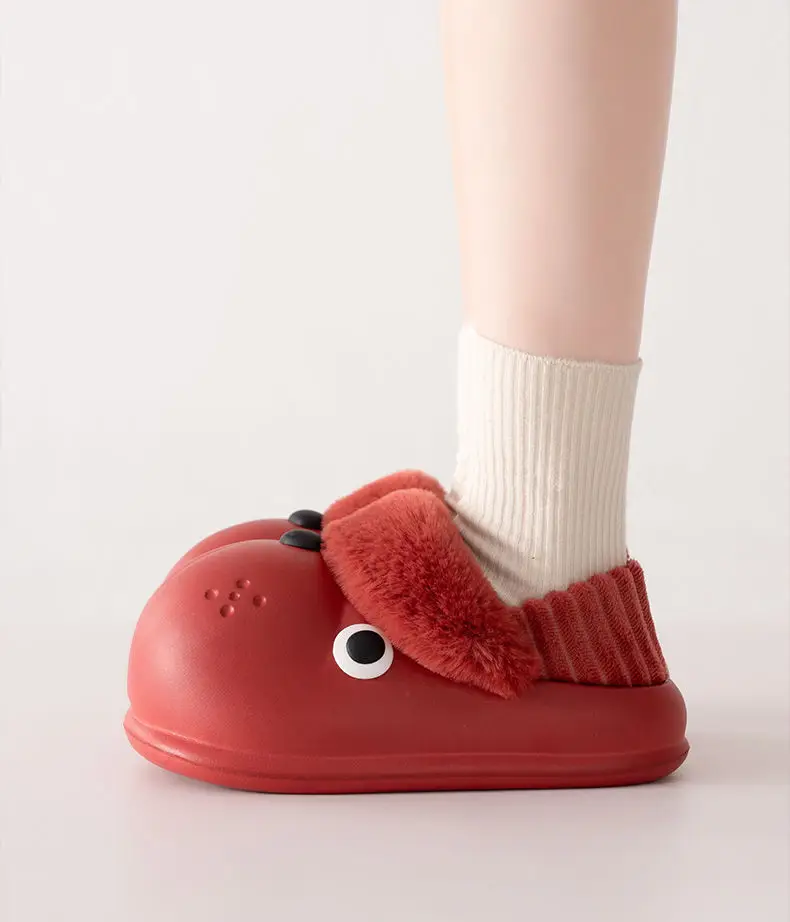Cute Dog Slippers Winter Warm Eva Socks for Women — feature 31