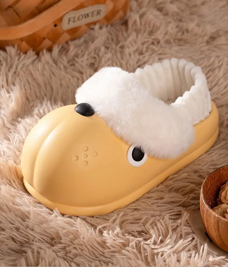 Cute Dog Slippers Winter Warm Eva Socks for Women — feature 34