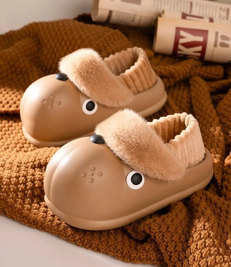 Cute Dog Slippers Winter Warm Eva Socks for Women — feature 35