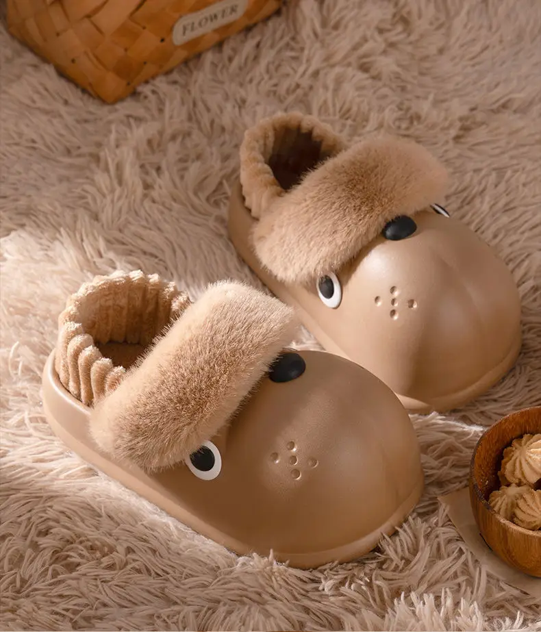 Cute Dog Slippers Winter Warm Eva Socks for Women — feature 36