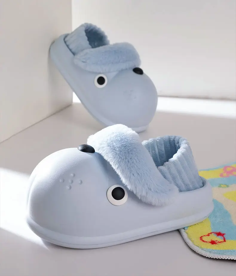 Cute Dog Slippers Winter Warm Eva Socks for Women — feature 38