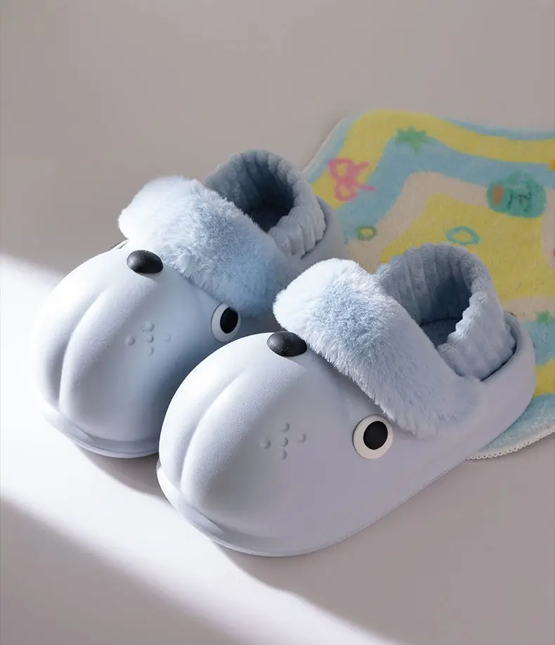 Cute Dog Slippers Winter Warm Eva Socks for Women — feature 39