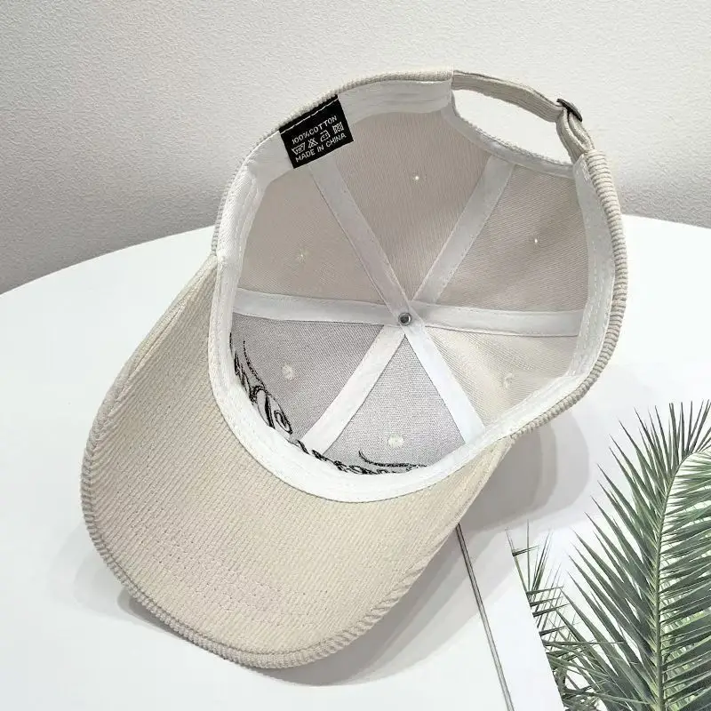 2025 Cotton Knitted Baseball Cap Women Men Black — feature 4