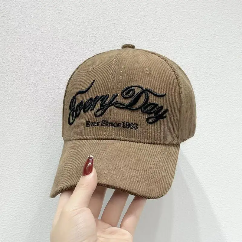 2025 Cotton Knitted Baseball Cap Women Men Black — feature 6