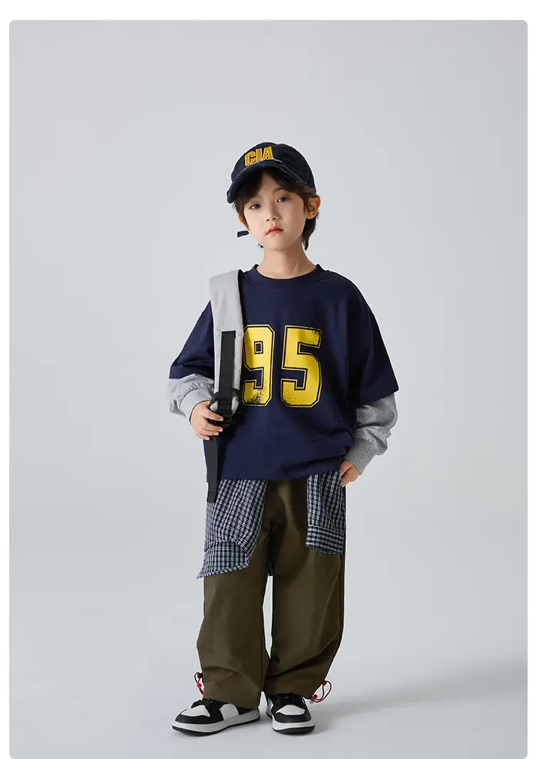 Haima Kids Red 95 T-Shirt Spring Outfit — feature 16