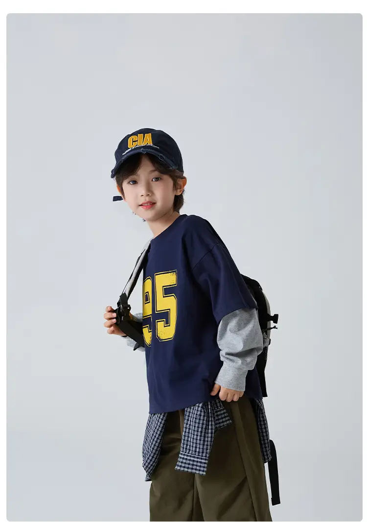 Haima Kids Red 95 T-Shirt Spring Outfit — feature 17