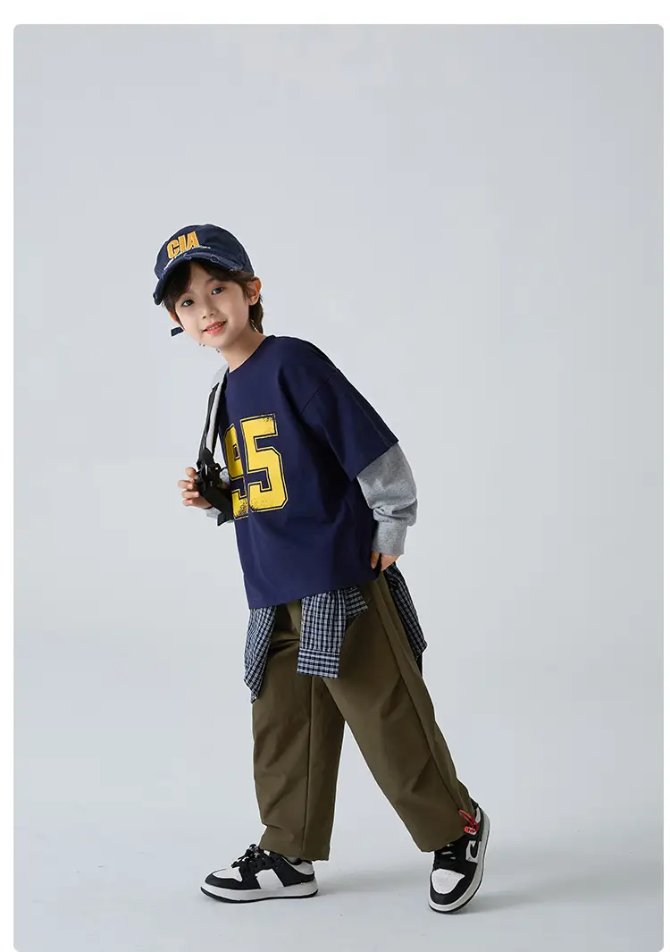 Haima Kids Red 95 T-Shirt Spring Outfit — feature 18