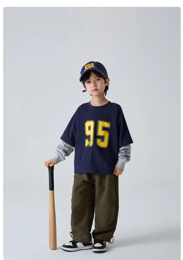 Haima Kids Red 95 T-Shirt Spring Outfit — feature 20