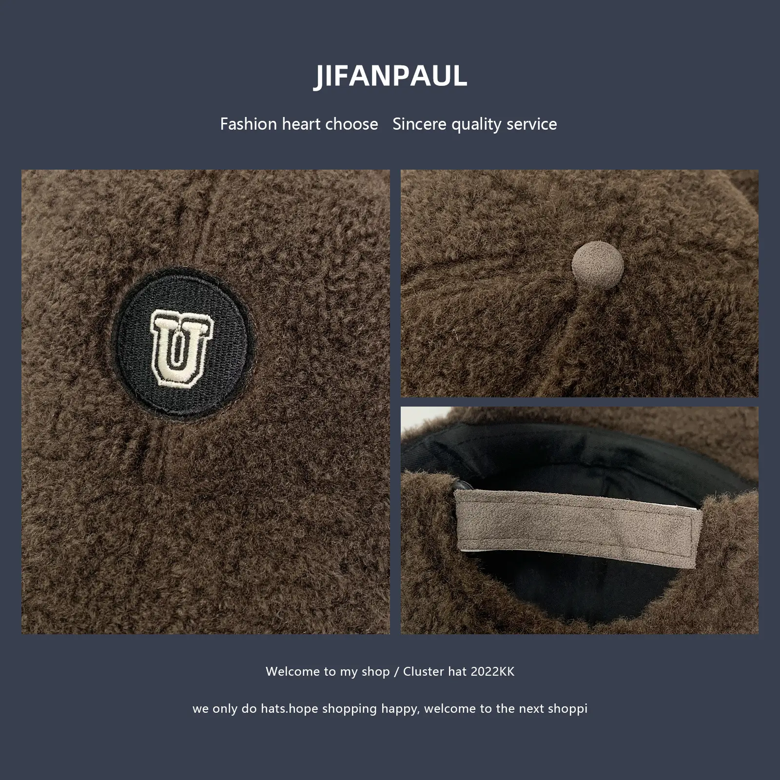 Women's Fleece Baseball Cap with Bear Ears 2025 Winter Warmth - Image 8